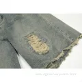 Vintage Jeans Light Wash Denim Cotton Shorts